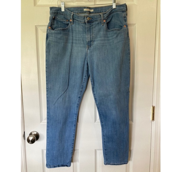 Levi's Denim - Levi's Boyfriend Jeans Midrise Tapered 33/27 Stretch Denim Streetwear Classic